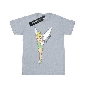 Tinkerbell Girls Classic Cotton T-Shirt / Sports Grey